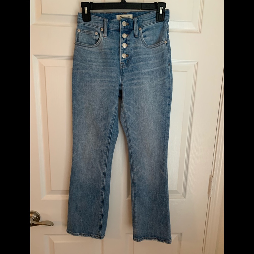 LAST CALL Madewell cali demi boot jeans
